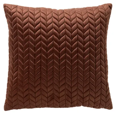 Produktbild von Dutch Decor Kissenbezug Melina 45x45 cm Braun