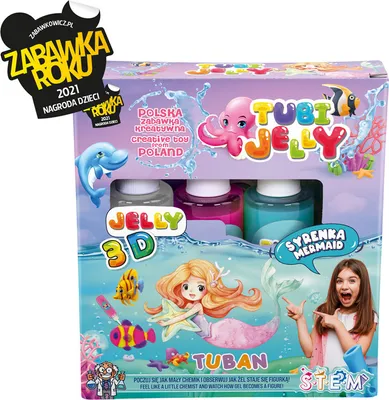 Produktbild von TUBAN Set Tubi Jelly 3-farbig Meerjungfrau TU3316 33163