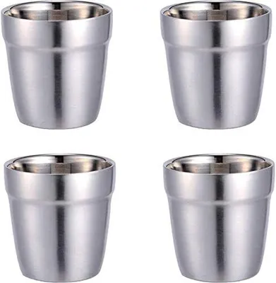 Produktbild von Edelstahlbecher 300 Ml, Doppelwandig, Für Camping Und Outdoor