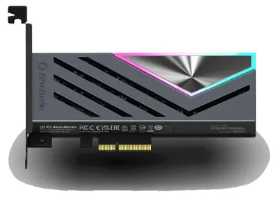 Zdjęcie produktu dla AVerMedia GC575, Czarny, PCIe, 4K Ultra HD, High Dynamic Range 10 (HDR10), 360 Hz, 1080p, 1440p, 2160p