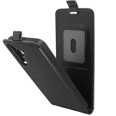 Produktbild von Avizar, Vertikales Klappetui mit Kartenfach für Galaxy A15, Schwarz