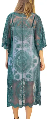 Productafbeelding van Solidchoice - Bohemian Lange Kimono Strand Cover-Up Jurk