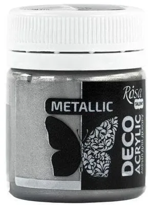 Produktbild von Rosa Talent Acrylfarbe 56 Silver Metallic 20 ml 1 stk