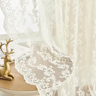 Immagine prodotto di Tende trasparenti FOLKSIDE, altezza 183 cm, confezione da 2 pannelli, motivo Paisley