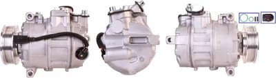 Produktbild von LUCAS ACP981 Klimaanlage Klimakompressor PAG 46 R134a für VW Transporter V Bus (7HB, 7HJ, 7EB, 7EJ, 7EF, 7EG, 7HF, 7EC) Multivan V Multivan VI