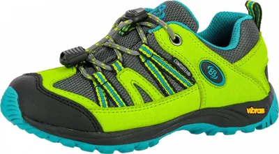 Produktbild von Brütting Ohio Low Jungen Nylon Comfortex Trekking Schuhe lemon, Schnellschnürsystem, wasserdicht