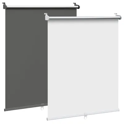 Produktbild von Verdunkelungsrollo ohne Bohren, Klemmfix, 95x150 cm, Weiß