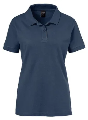 Produktbild von Damen Poloshirt, navy, Größe XL : XL : navy : 65% Baumwolle 35% Polyester