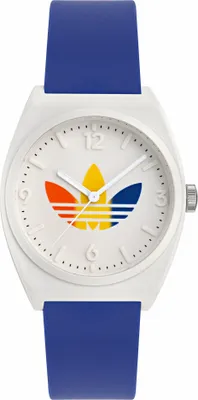 Produktbild von Adidas Uni Uhr PROJECT TWO GRFX Kunststoff weiss AOST24070