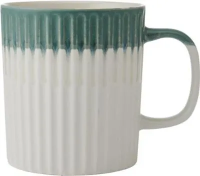 Image de Mug Mikasa en grès texturé | 410 ml | Vert