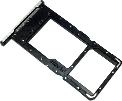 Produktbild von Simkartenhalter und micro-SD Fach für Samsung Galaxy Tab A7 Lite LTE (SM-T225), Original Ersatzteil, Silber
