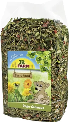Produktbild von JR Farm 13673, Heu, 1,6 kg, Degu, Vitamin A, Vitamin D3, Vitamin E, 13,9%, 2,2%