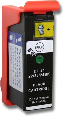Produktbild von vhbw Tintenpatrone Schwarz kompatibel mit Dell V515, V313W, V715, V515W, P513, V715W, P713, P513W, P713W, V313 Drucker (kompatibel, 19ml)