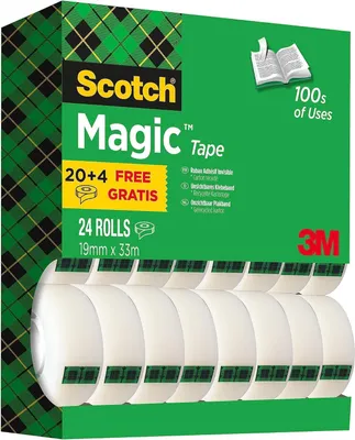 Productafbeelding van Scotch 8-1933R24 Klebefilm Magic 810 19 mm x 33 m 24 Rollen(T)