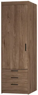 Produktbild von Kleiderschrank ELENI 1D3S eiche lefkas
