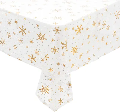 Produktbild von Tischdecke organza flocke 140x240cm - Feeric Lights & Christmas