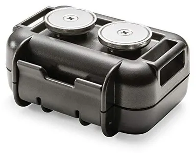 Productafbeelding van Waterdichte Tracker Hoes - Magnetische Behuizing - Objecten Volgen - Sterke Magnetische Bevestiging - Compact Formaat - Zwart
