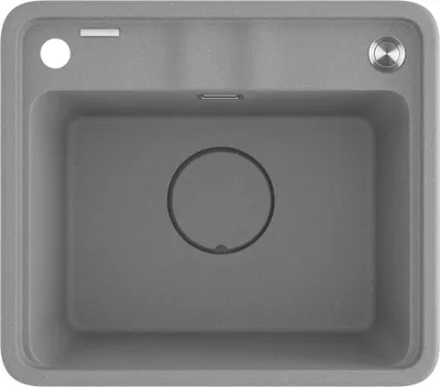 Produktbild von Granit-Küchenspüle mit 1 Becken, 44 cm breit