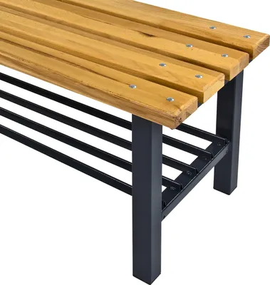Produktbild von Sitzbank mit Schuhrost 2000x400x420 mm