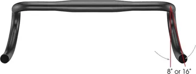 Obrázok produktu pre Satori Steering X-Race Aero Ø31,8 mm Š = 420 mm Matt Black