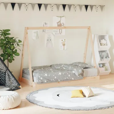 Obrázok produktu pre vidaXL Detská postieľka 80x160 cm z masívneho borovicového dreva