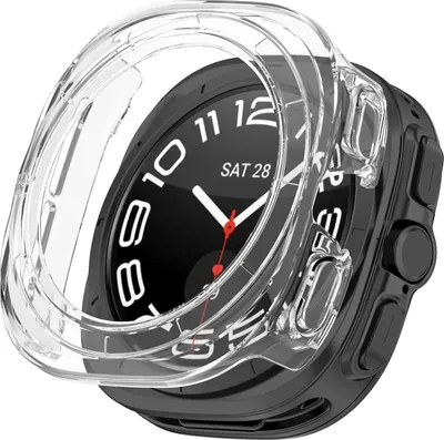 Obrázek produktu pro Pro Samsung Galaxy Watch Ultra 47mm Plastové pouzdro PC Smart Watch Cover Transparent