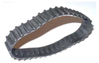 Produktbild von LEGO Schwarz Tread groß, Non-Technic (36 tread 'links') (x1681) – neu