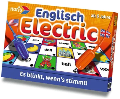 Produktbild von Noris Spiele 606013705 - Englisch Electric für Kids, Kinderspiel