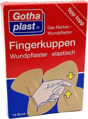 Produktbild von GOTHAPLAST Fingerkuppenwundpfl.elastisch 2 Größen