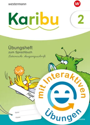 Produktbild von Karibu 2. Übungsheft. Lateinische Ausgangsschrift mit interaktiven Übungen zum Sprachbuch