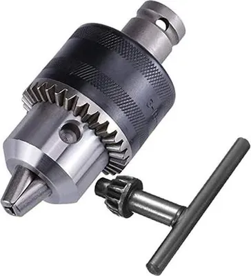 Produktbild von 1,5–13 mm Bohrfutter mit Schraubenschlüssel für pneumatische Schlagschrauber-Umrüstsätze | 1/2"-Vierkant-Steckschlüsseladapter | 1/2-20UNF-Halterung