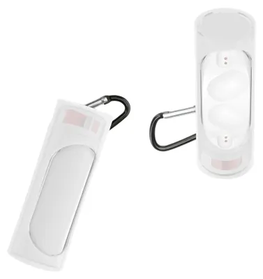 Produktbild von kwmobile Schutzhülle für Nothing Ear (Stick) Hülle - TPU Silikon Case für Kopfhörer Ladecase - stoßfestes Cover mit Karabiner - Transparent