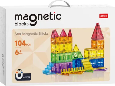 Produktbild von Magnetischer Baukasten - 104dlg.