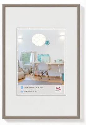 Walther New Lifestyle Bilderrahmen Stahl 10x15 - Kunststoffrahmen - KV015D