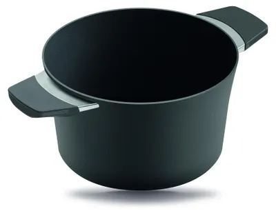 Zdjęcie produktu dla Gastrolux Squalit szkło ceramiczne garnek z pokrywką - 4.0L - 20 cm - antracyt 30400Q