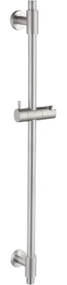 Produktbild von Famanu Duschstange aus Edelstahl - Verstellbare Halterung mit gebürsteter Oberfläche, 78 cm
