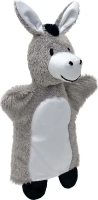 Produktbild von Handpuppe Esel 34 cm Grau, 20327A