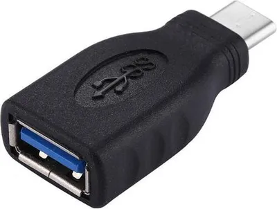 Zdjęcie produktu dla Adapter USB-C/żeńskie - USB3.0 A/żeńskie, OTG, czarny