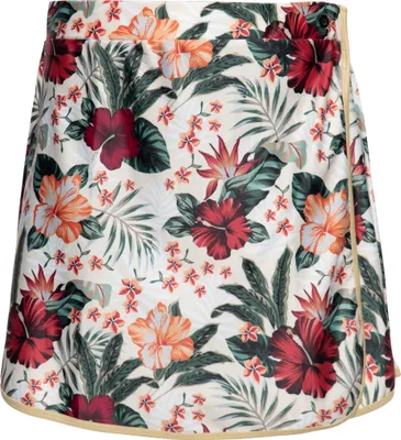 Produktbild von QUEEN KEROSIN Baderock Mit Blumigen Allover-Print Flower Ecru 3Xl