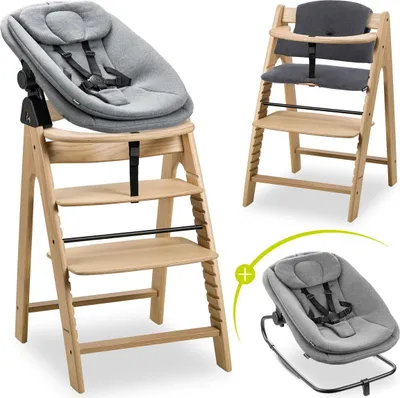 Image de Ensemble pour nouveau-né Hauck Arketa Oak, 4 pièces - Chaise haute