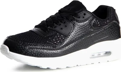 Produktbild von topschuhe24 798 Damen Sneaker Turnschuhe, Farbe:Schwarz, Größe:40 EU