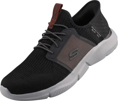 Produktbild von Skechers Ingram Brackett Slip-On Schwarz BKGY Größe EU 44