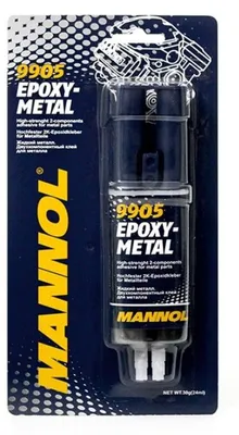 Produktbild von Mannol 9905 2 Komponenten Metall Epoxid Klebstoff Chrom Kupfer Eisen Edelstahl