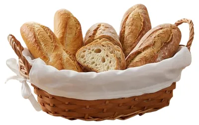 Produktbild von Gerimport Brotkorb mit Stoff - geflochten - hellbraun - oval - 26 x 20 x 8 cm