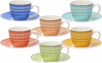 Produktbild von 6er Set Espressotassen IRIS Kaleido von Tognana