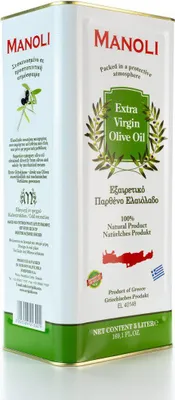 Produktbild von MANOLI Extra natives Olivenöl aus Kreta 5 Liter Kanister  kaltgepresst