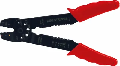 Zdjęcie produktu dla Kombinerki do zdejmowania izolacji i zaciskania złączek KINZO