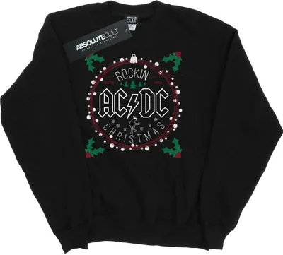 Produktbild von AC/DC - Sweatshirt für Damen BI2500 (XL) (Schwarz)