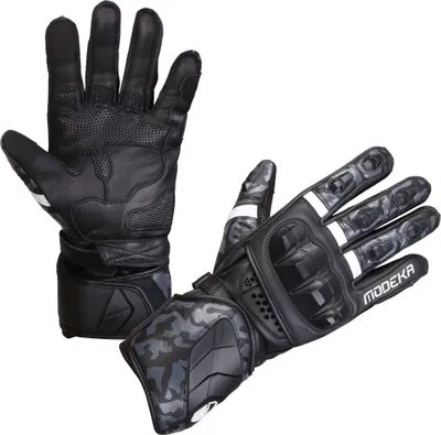 Immagine prodotto di Guanti da moto Modeka Valyant Pro, nero/bianco, 12