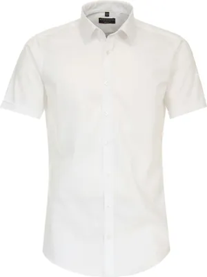 Produktbild von REDMOND Herren Businesshemd Kurzarm Kent Slim-Fit Popeline Weiß XXL